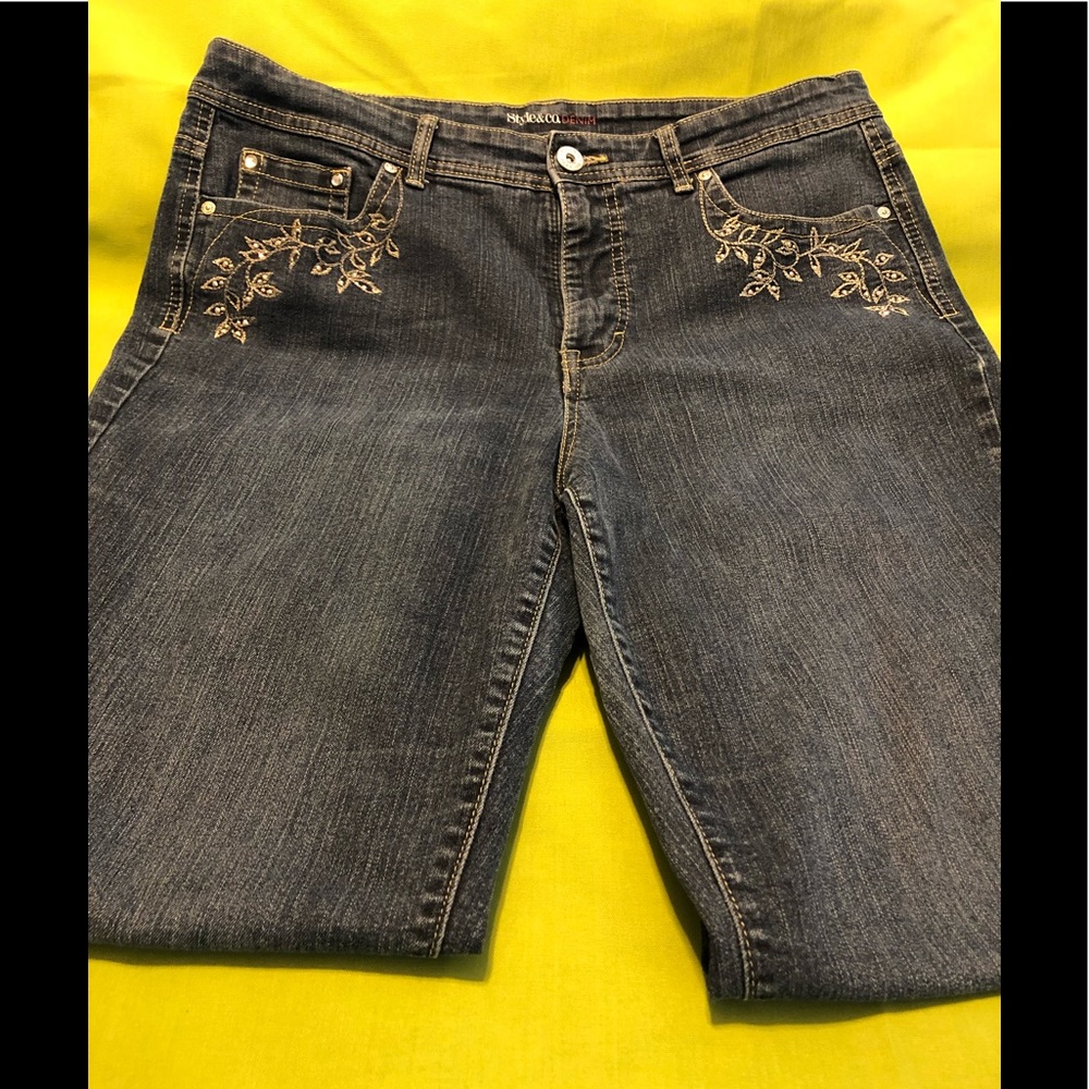Style & Co. Denim Tummy Control 16/30 long jeans